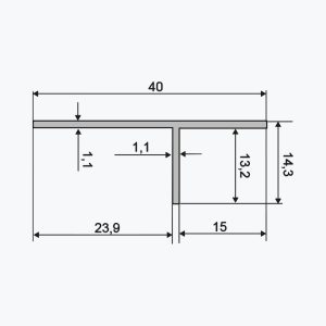 TEMPOLISTEL® A134 profil T - Slika 2