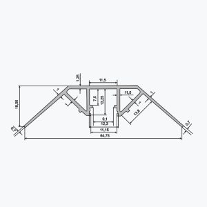 TEMPOLISTEL® A139 LED profil - Slika 2
